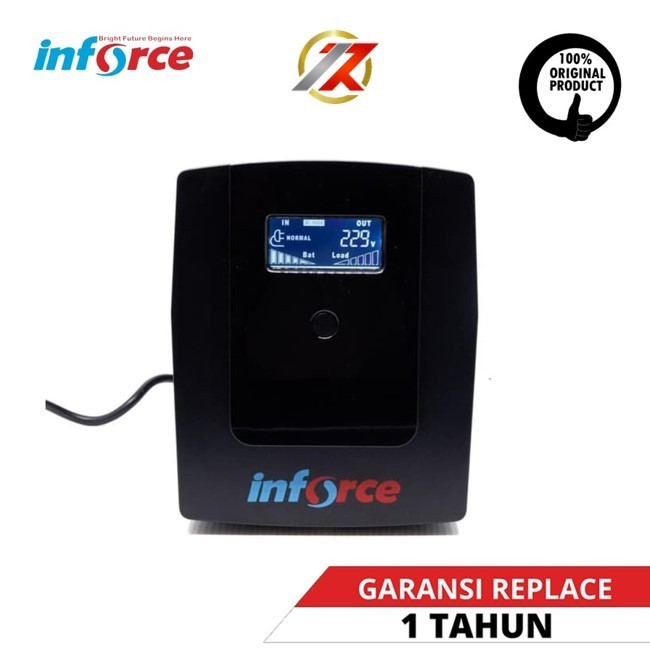 Jual UPS INFORCE IF 1200WA UPS WITH DISPLAY 1200VA | Shopee Indonesia