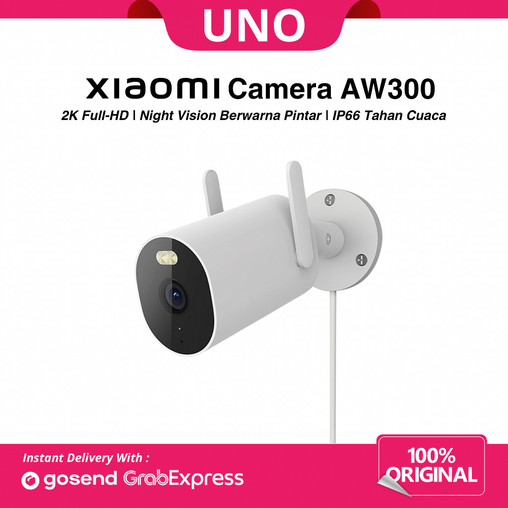 Jual (RESMI) Xiaomi Mi Outdoor Camera AW300 Night Vision 2K Full HD ...