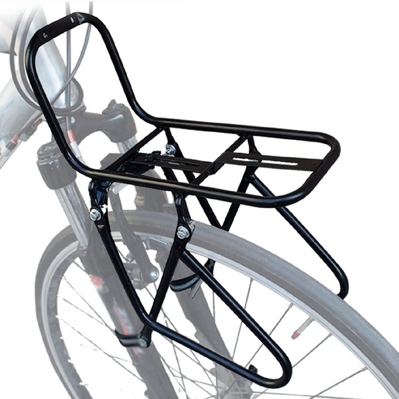 Bicycle Front Rack, Aluminum Alloy Luggage Touring Carrier Racks