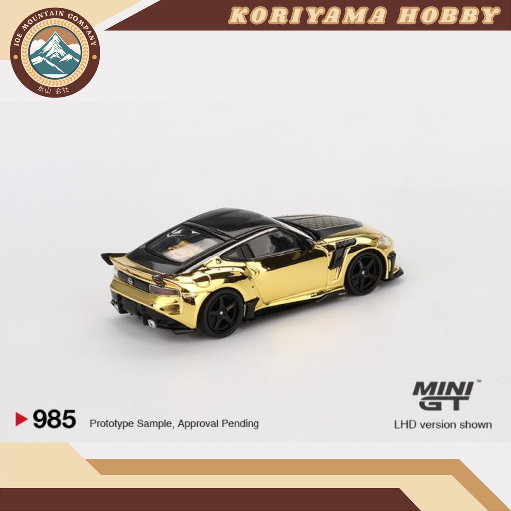 Jual Mini GT 985 Nissan Z VeilSide FZ400 Gold Chrome MiniGT