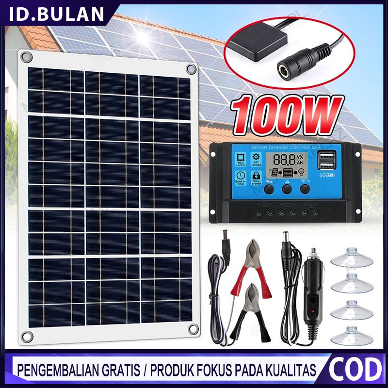 Jual 100W/150W SOLAR PANEL PANEL SURYA PEMBANGKIT LISTRIK TENAGA SURYA ...