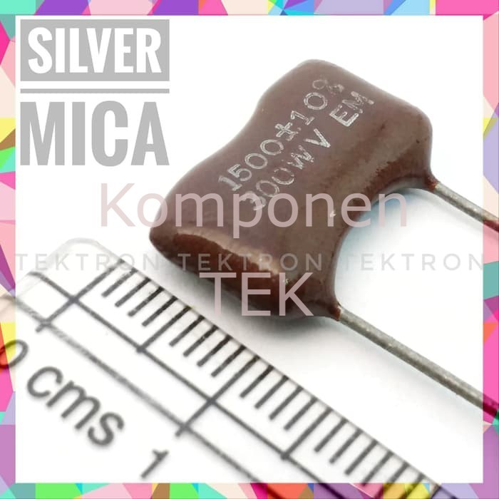 2x Silver Mica Capacitors - 8pF, 300V, +/- 0.5pF Tolerance (Unbranded)