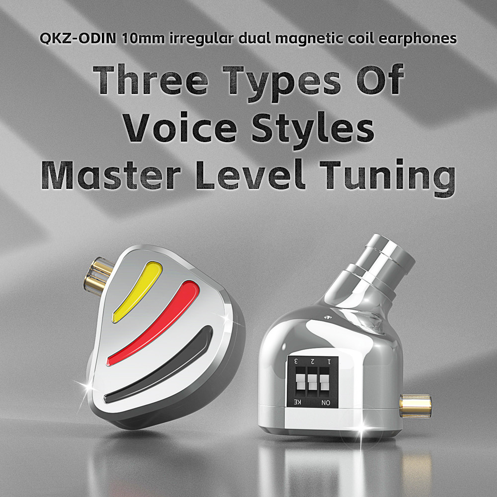 Jual QKZ ODIN 10mm Dual Magnet Dynamic Driver In Ear Monitor | Shopee ...
