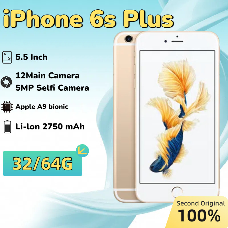 Jual iPhone 6s Plus 64GB 256GB Second Hand Original Smartphone Hexa ...