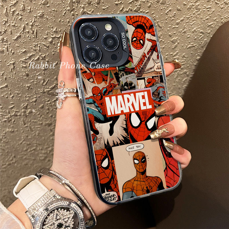 Jual Marvel Hitam Spider-Man Casing Hp Case for Samsung Galaxy A15 A05S ...
