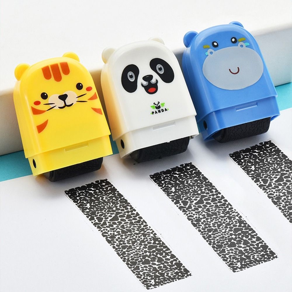 Jual Data Protection Roller With Cutter Identity Privacy Roller Stamp ...