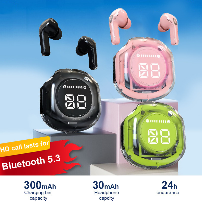 Jual High-value transparent shell, LED light, TWS wireless Bluetooth ...