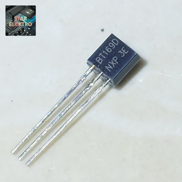 thumbnail image 2 of 100PCS BT169D TO-92 Triacs Thyristor SCR - 400V 0.8A, SMW 2 of 3