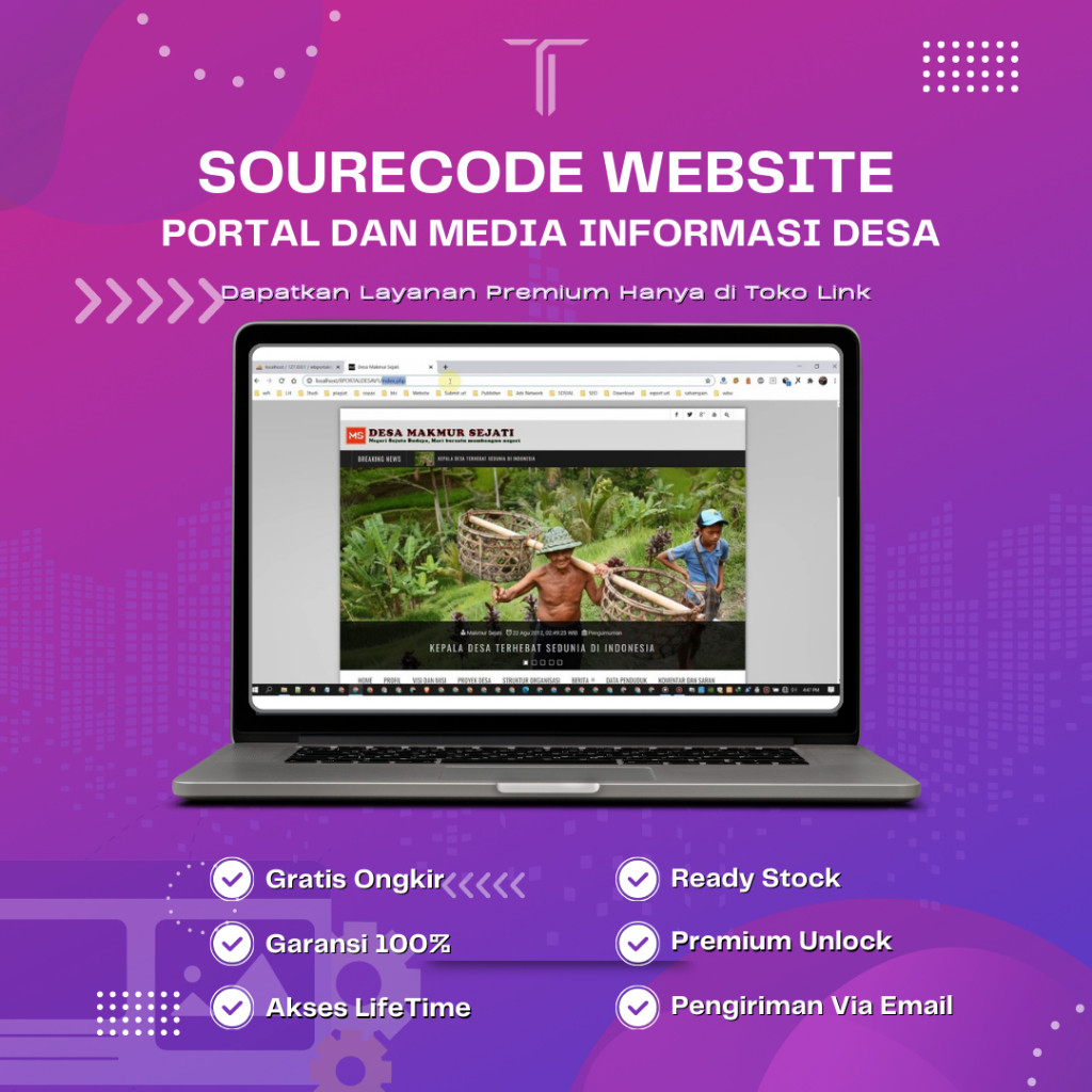 Sourecode Website Portal dan Media Informasi Desa