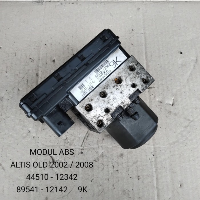 Jual Modul Modulator Motor Abs Toyota Altis Altiz 1ZZ 44510-12342 (9K ...