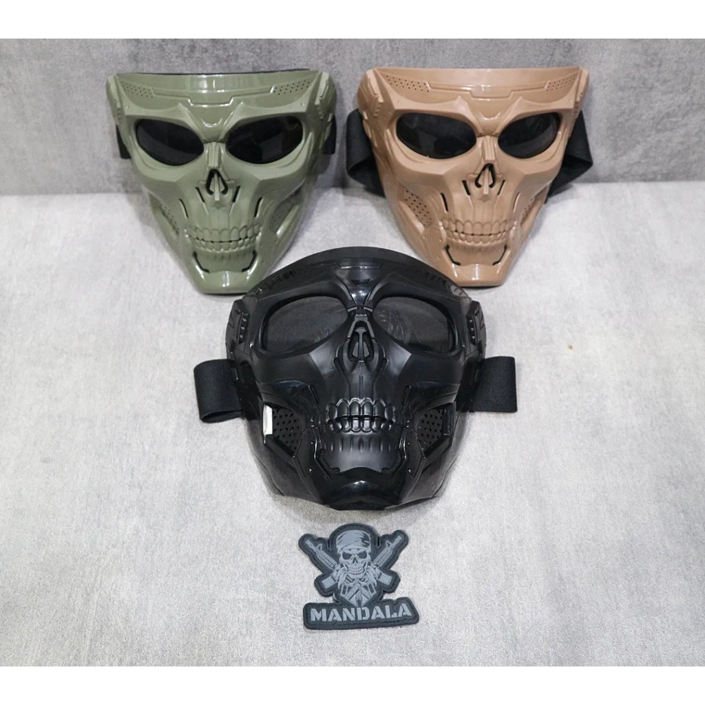 Jual Topeng Full Face Skull Mask / Topeng full face tactical skull mask ...