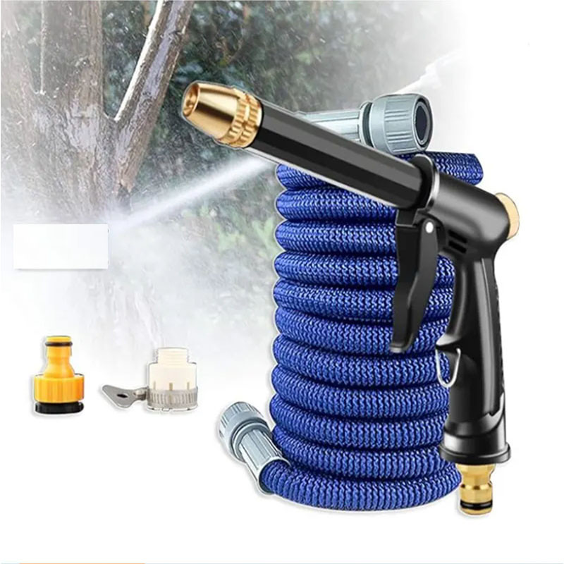 Multifunctional 3 Times Retractable Garden Hose High Pressure Car Wash Set