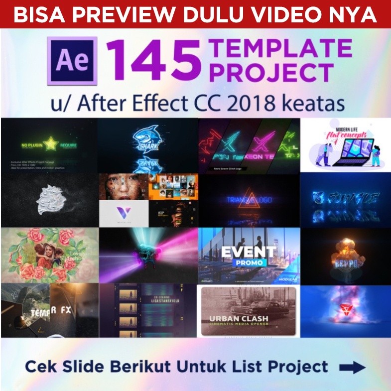 Jual 145 Project After Effect Windows | Shopee Indonesia
