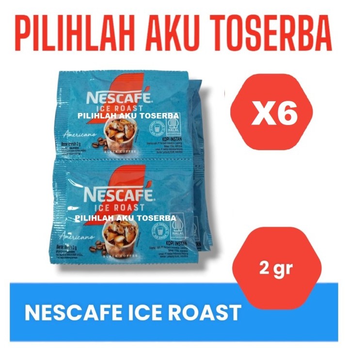 Jual Kopi Nescafe ICE ROAST Americano 2 gram - ( HARGA 6 RENCENG ...