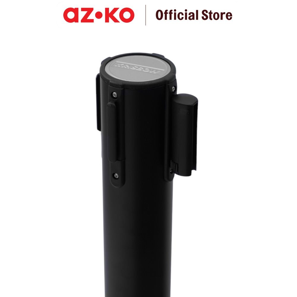 Jual AZKO Krisbow Tiang Antrian Stackable Thin Base Dengan Tali - Hitam ...