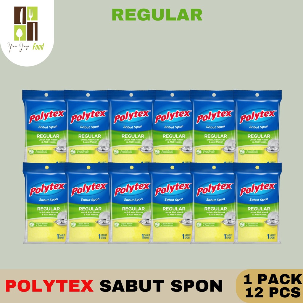 Jual Polytex Sabut Spon / Spon Cuci Piring / Alat Cuci Piring Bahan ...