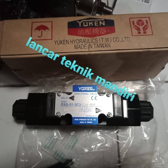 Jual SOLENOID VALVE DSG 01-3C3-D24-50 yuken tw | Shopee Indonesia