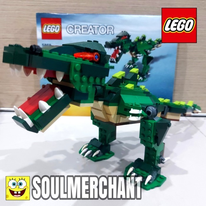 Jual Mainan Balok Susun Lego Creator Ferocious Creatures 3in1 5868 ...