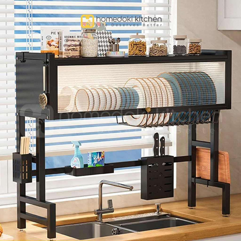 Jual Homedoki Kitchen - Rak Piring Wastafel Multifungsi Baja Karbon ...