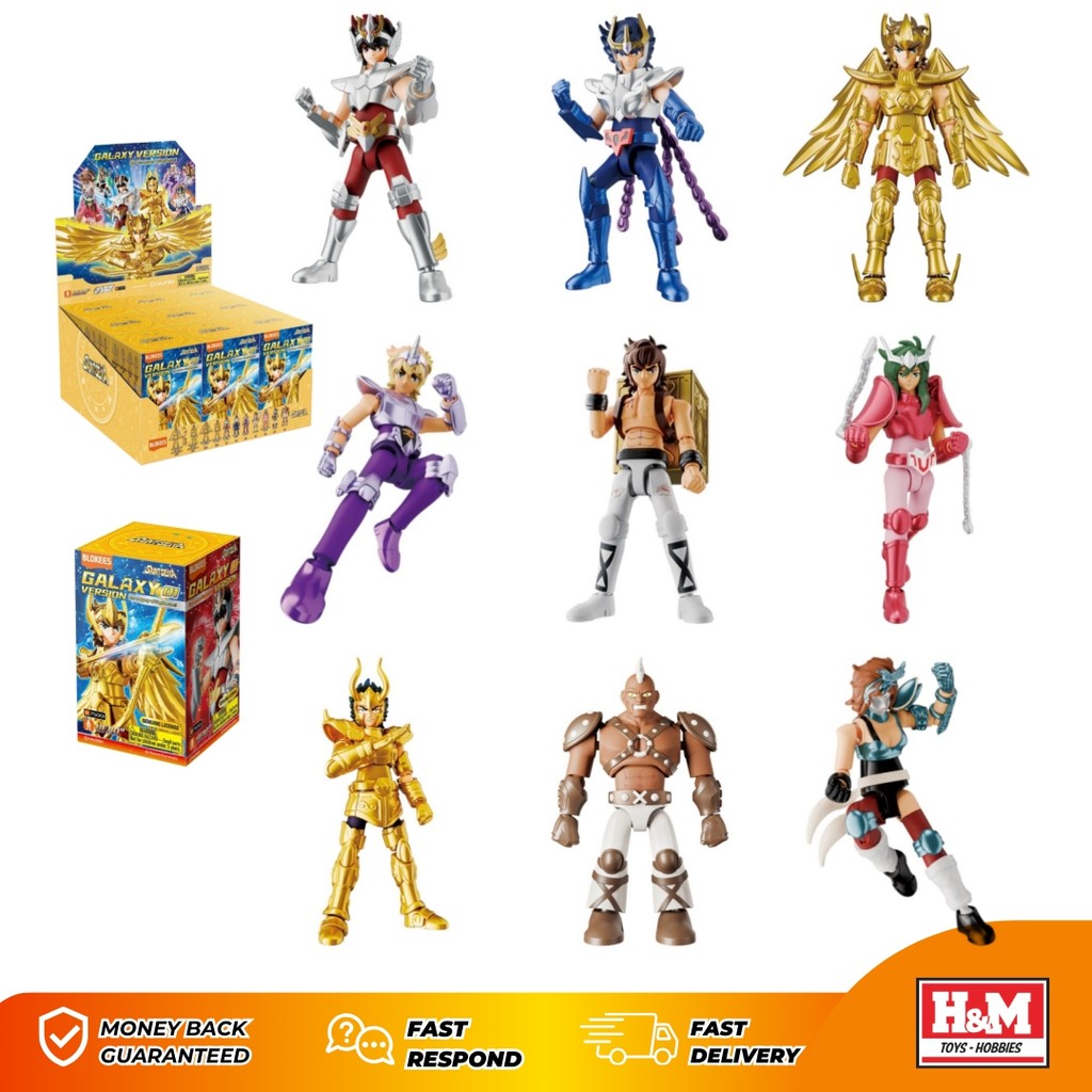 HiPlay Saint Seiya Galaxy Version Blind Box - 11 Figuren Inkl. 2 Hidden Editions