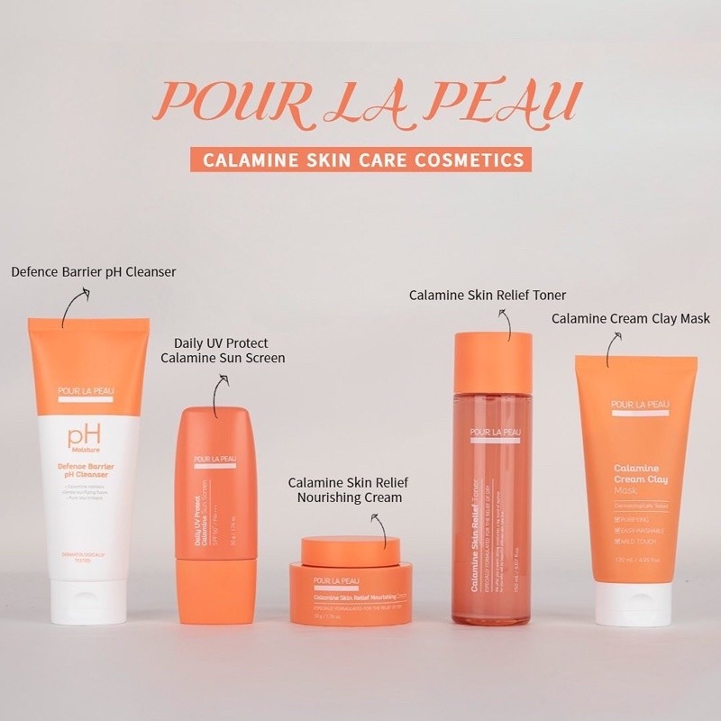 Jual POUR LA PEAU Calamine Skin Relief Nourishing Toner 150ML Cream — free download