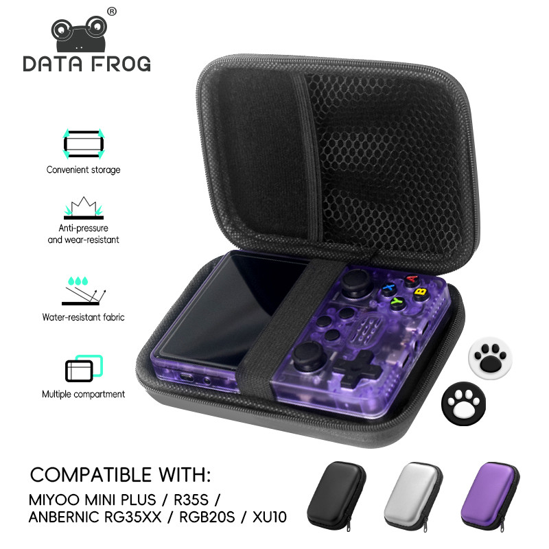 Jual Data Frog Protable Bag for RG35XX Plus Case for ANBERNIC RG35XX ...