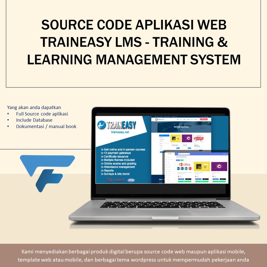 Jual SOURCE CODE APLIKASI WEB TRAINEASY LMS - TRAINING & LEARNING ...