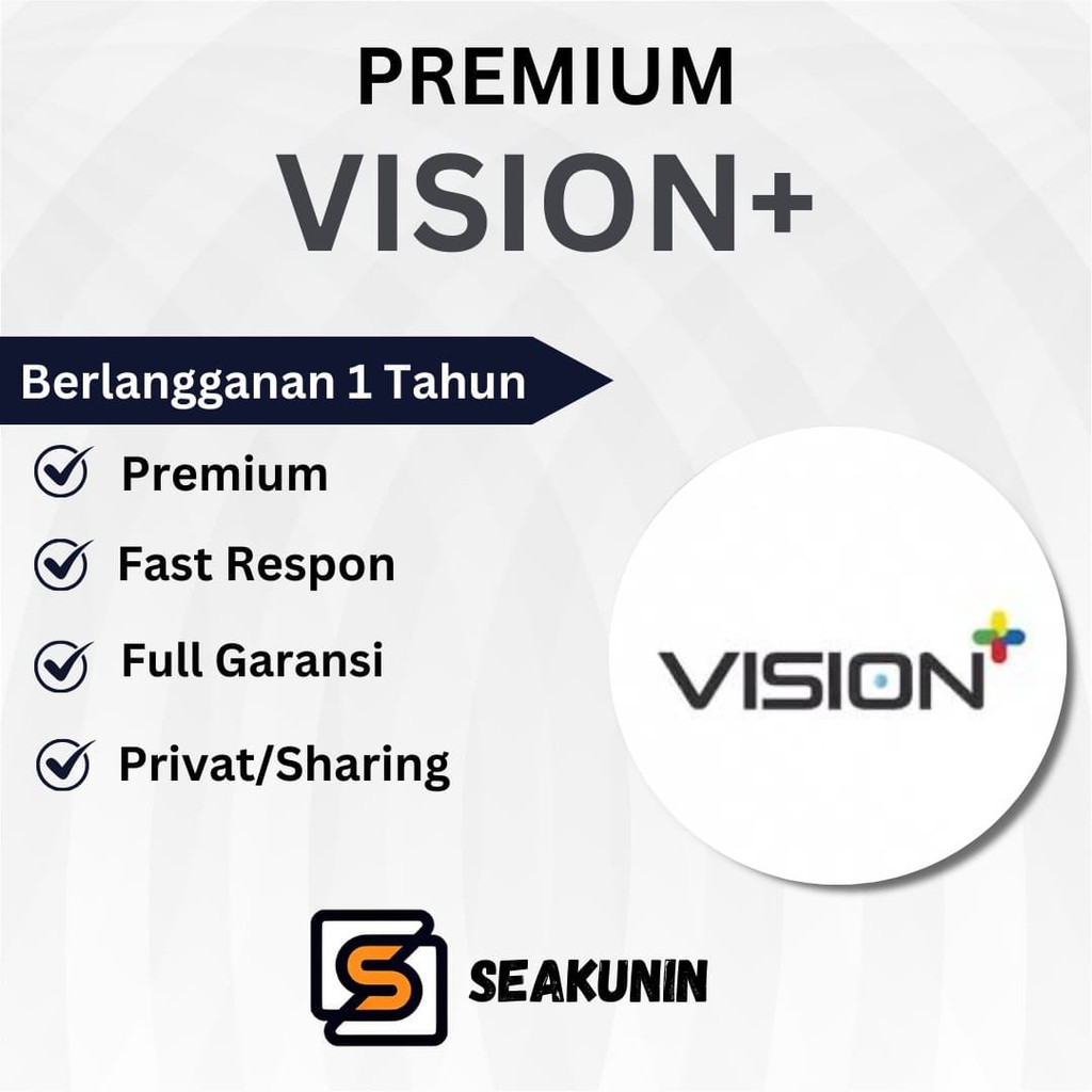 Jual Vision+ Premium 1 Tahun Langganan Vision Plus All Devices Terbaik ...