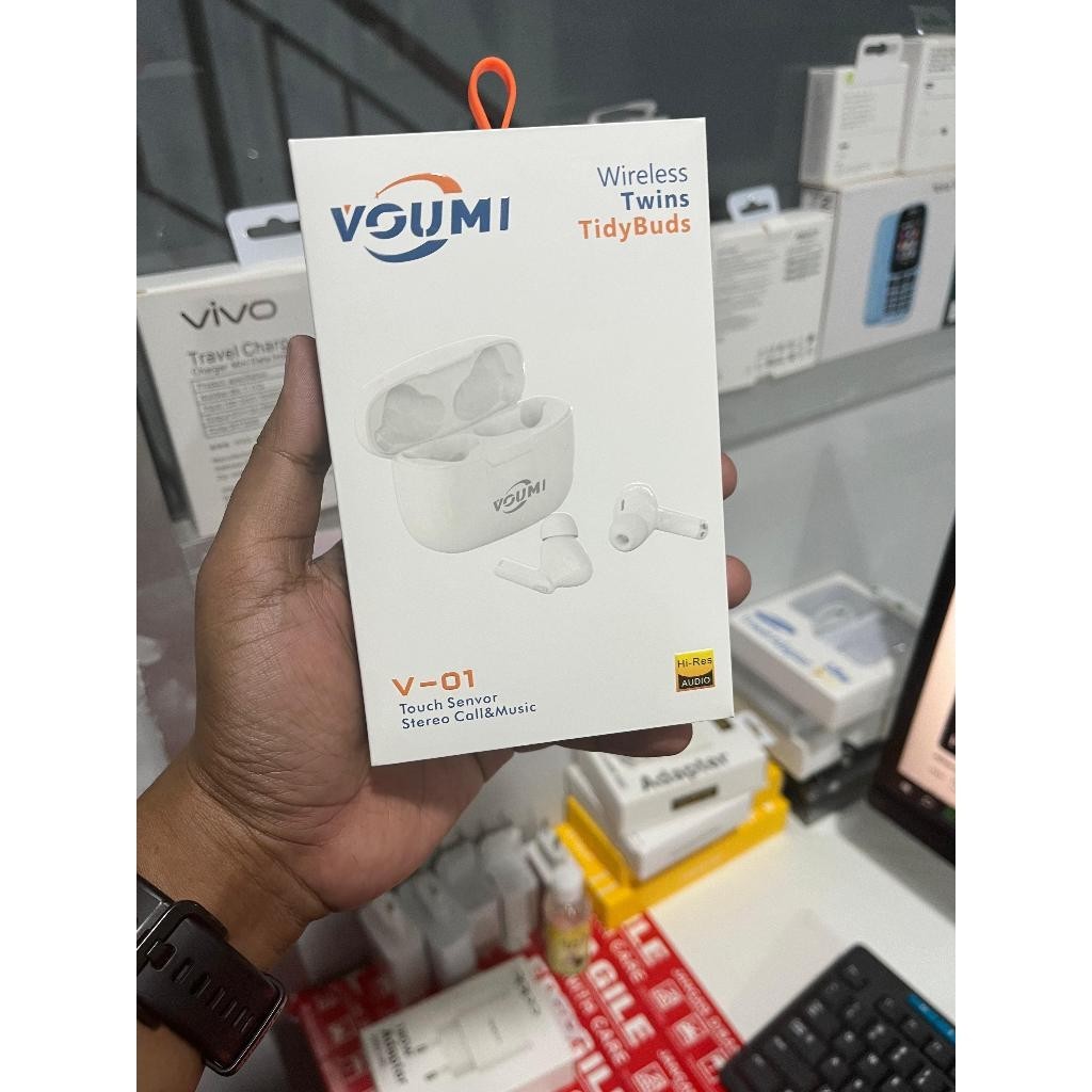 Jual TWS Airpods Gen 2 Pro Headset Bluetooth TWS Voumi V-01 Pro Mini ...