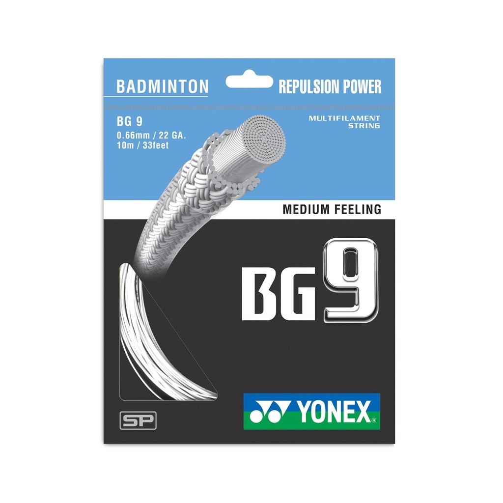 Jual YONEX Badminton String BG 9 - Senar Raket Original | Shopee Indonesia