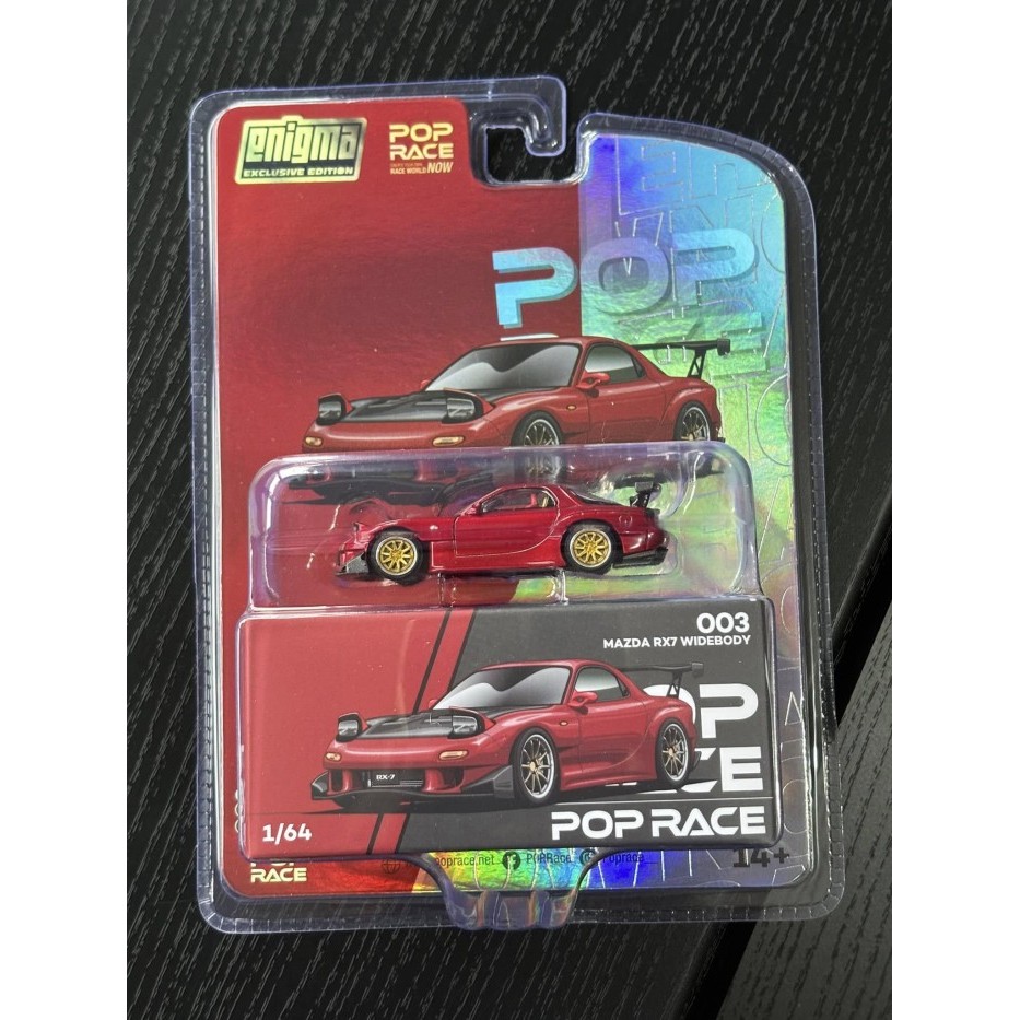 Jual CHASE Mazda RX7 Widebody Metallic Red Pop Race x Enigma Blister ...
