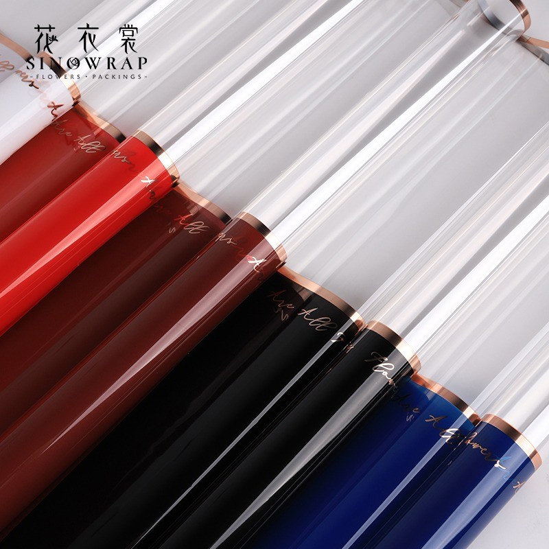 Jual TERLENGKAP WRAPPING PAPER OPP TRANSLUCENT SET BENING LIST GOLD ...