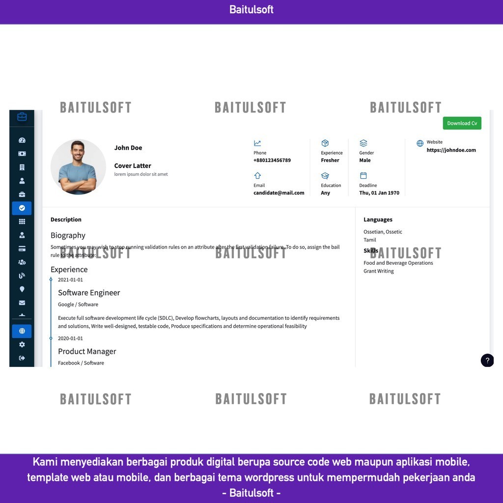 Jual SOURCE CODE APLIKASI WEB JOBPILOT - JOB PORTAL LARAVEL SCRIPT D198 ...