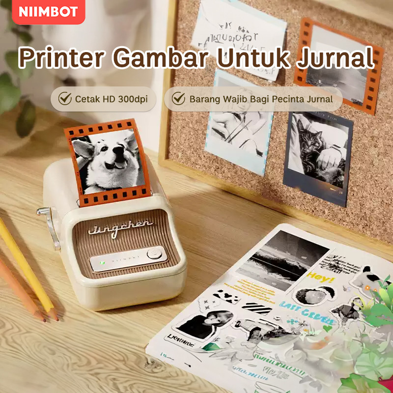 Jual NIIMBOT B21 Pro Printer Label 300DPI Bluetooth Cetak Foto Monokrom ...