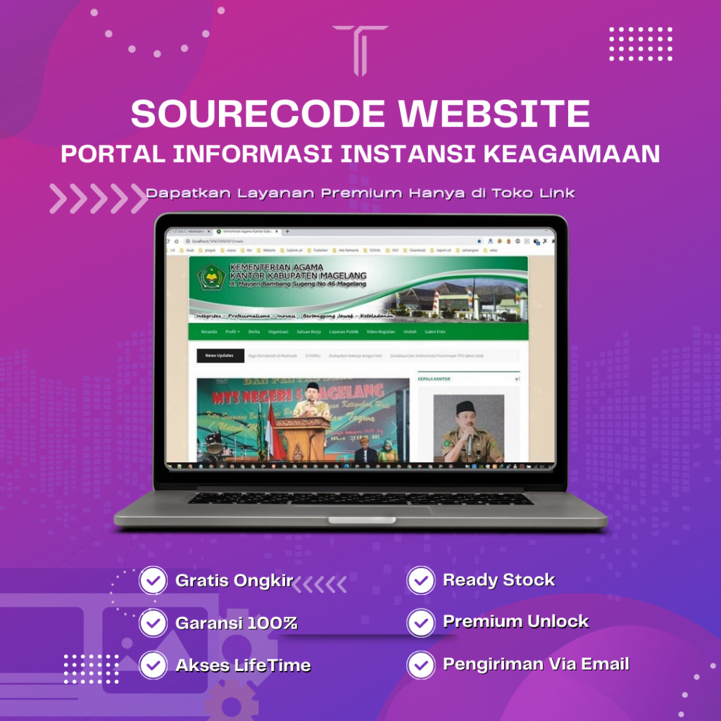 Sourecode Website Portal Informasi Instansi Keagamaan