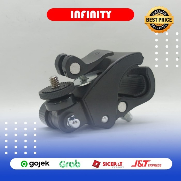 Jual Bikecycle / Sepeda Mount Clamp with Tripod Adaptor Mount GoPro ...