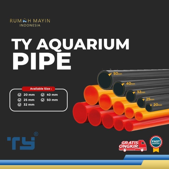 Jual (KHUSUS INSTANT) TY Aquarium Pipe pipa U – PVC by 3 Pawns - GREY ...