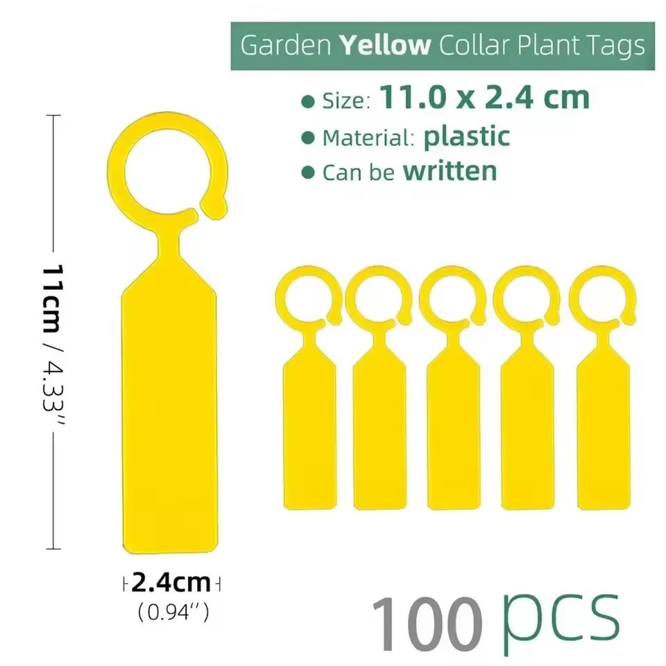 Jual 100pcs Label Tanaman Waterproof Label Tag Tanaman Warna kuning ...