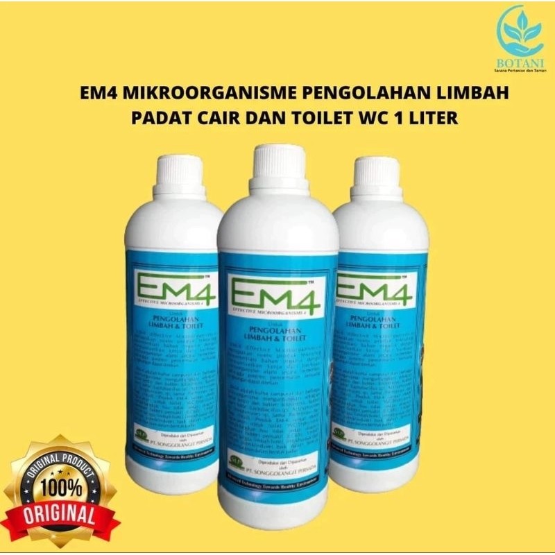 Jual EM4 Pengolahan Limbah Dan Toilet 1 LITER | Shopee Indonesia