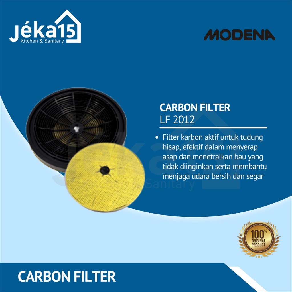 Jual MODENA Carbon Filter LF 2012 | Carbon Filter Cooker Hood | Shopee ...