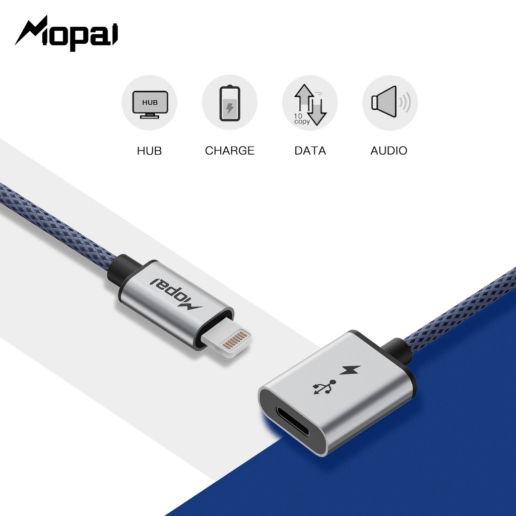 Jual Mopai - KT123 Kabel Extension Lightning iPhone Male to Female ...