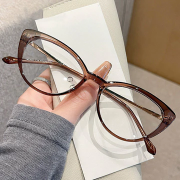 Scripto Cat Eye Kacamata Photocromic Minus Wanita Cat Eye Frame Bluecromic Anti Blueray Kaca 2