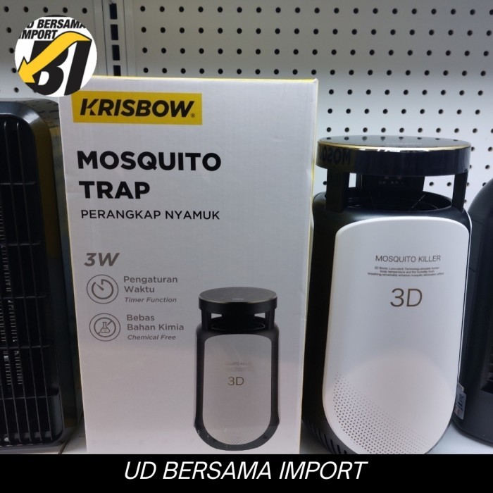 Jual krisbow perangkap nyamuk mosquito killer 3D insect killer krisbow ...