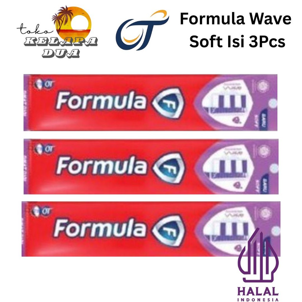 Jual Formula Sikat Gigi Bundling Isi 3pcs Wave/Ripple/Trendy/Active ...