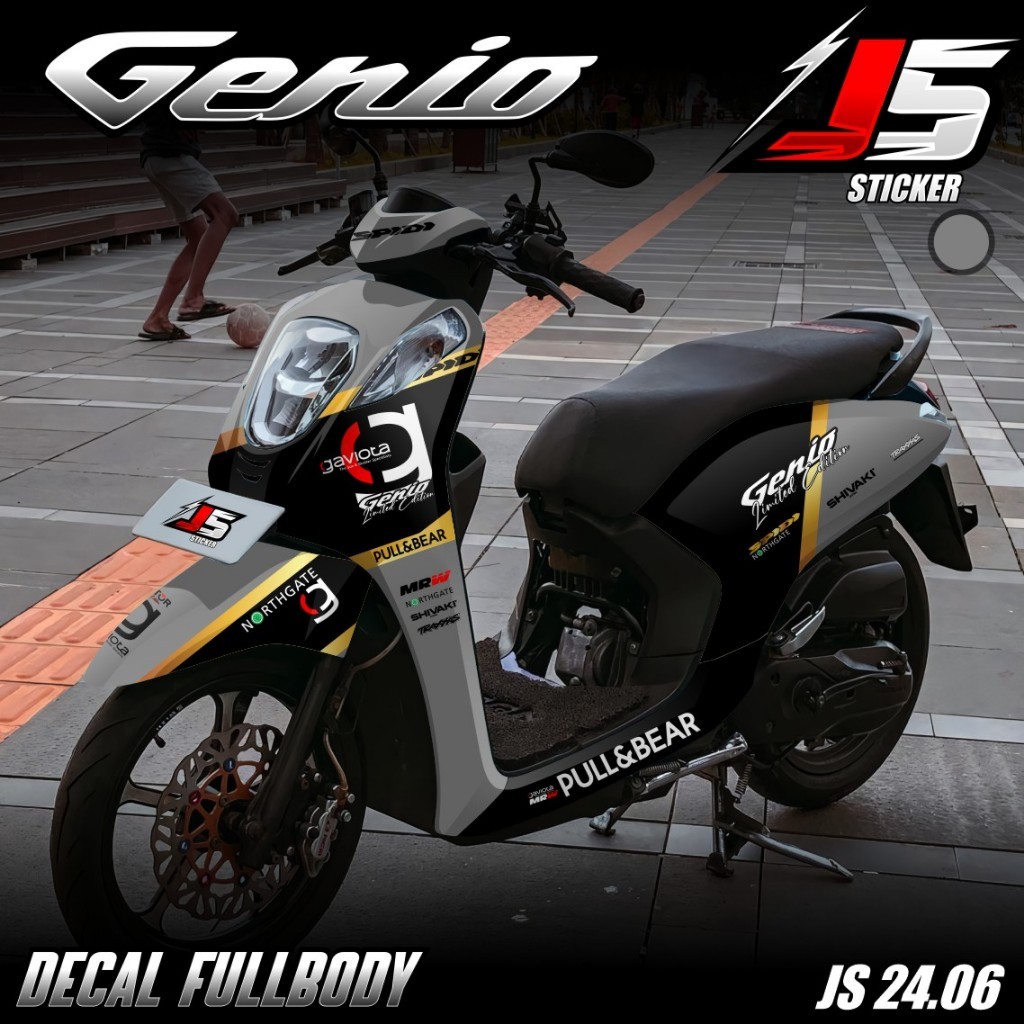 Jual ` (COD) TERBARU Sticker Decal Full Body Motor Honda Genio 2019 ...