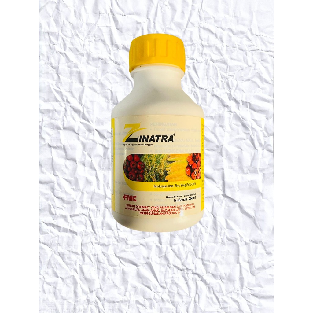 Jual ZINATRA aktivator tanaman Pupuk Anorganik Mikro Tunggal isi 250ml ...