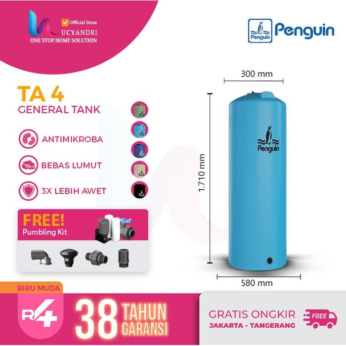 Jual Tangki Air Tandon Air Toren air Penguin TA 04 Ramping Slim Tall ...