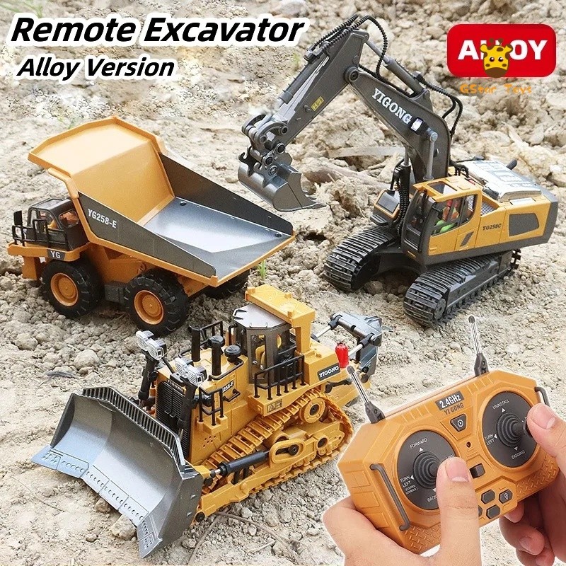 Jual Gstar Mainan Kontrol Remote Pro - Set Alat Berat (Excavator ...