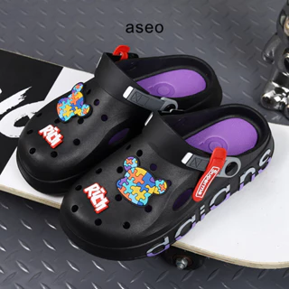 Aseo Sandal Pria Wanita Baim Bear Clog Terbaru Slip on Kodok Karet Rubber Lucu Favorit