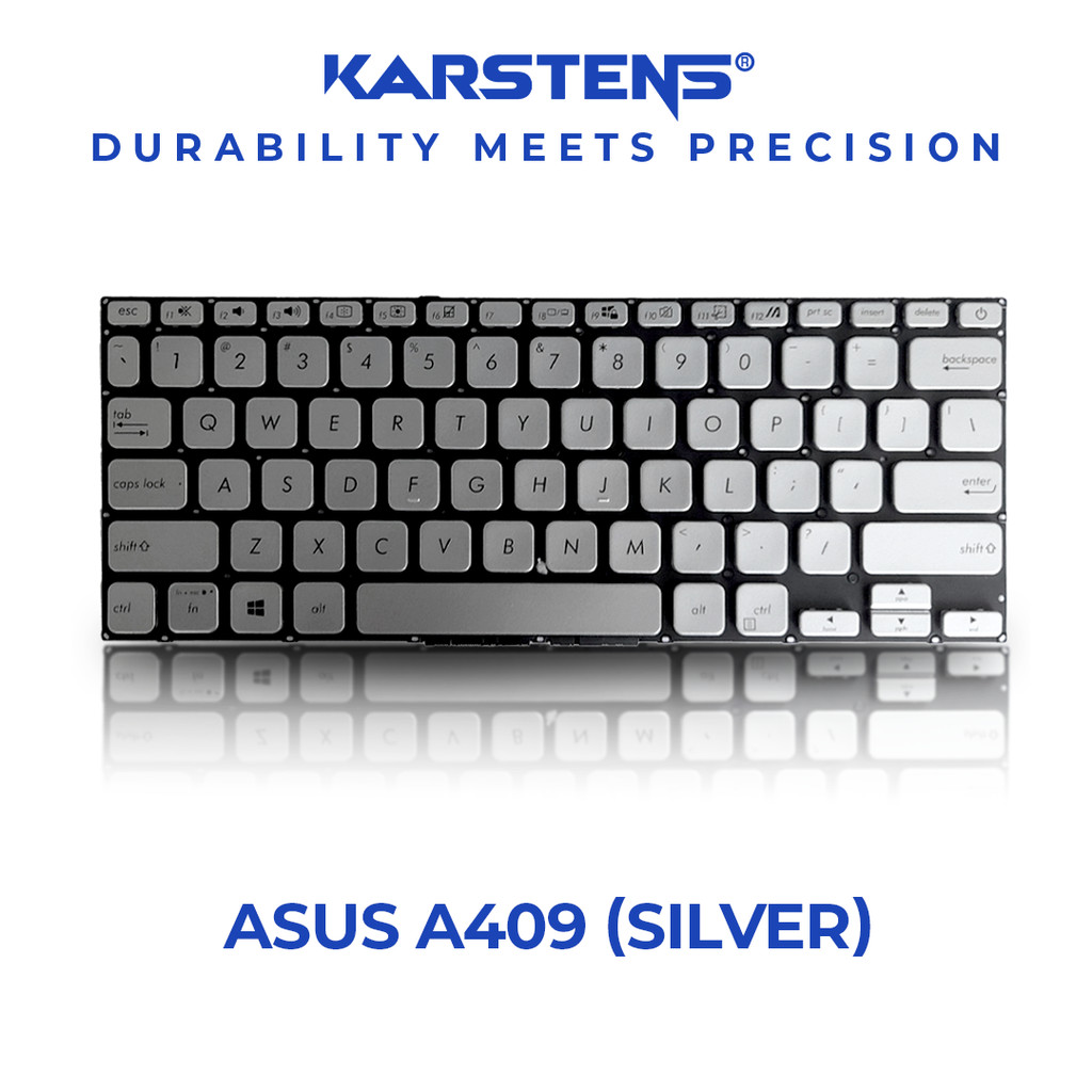 Jual KARSTENS KEYBOARD ASUS A409 SILVER | Shopee Indonesia